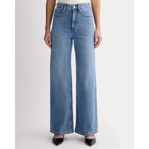 Everlane Women's Blue Flare & Wide Leg Jeans